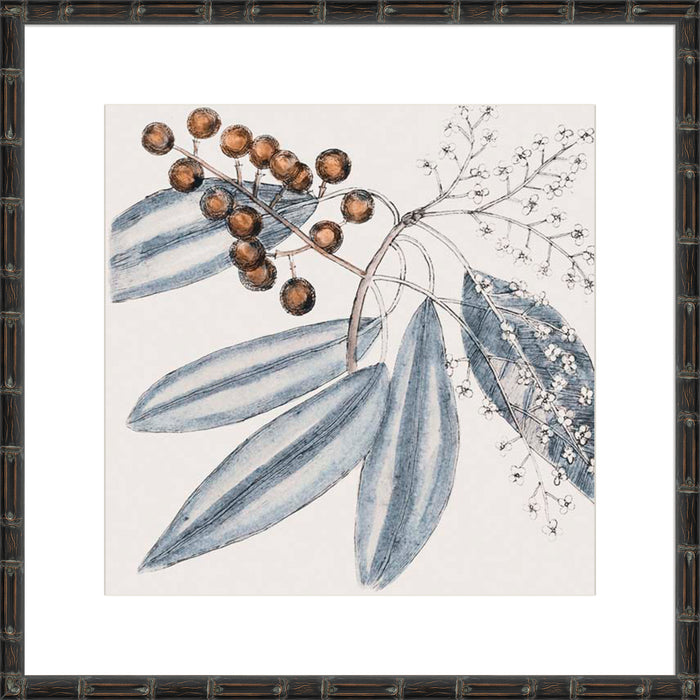 Vintage Blue Botanical IV Wall Art