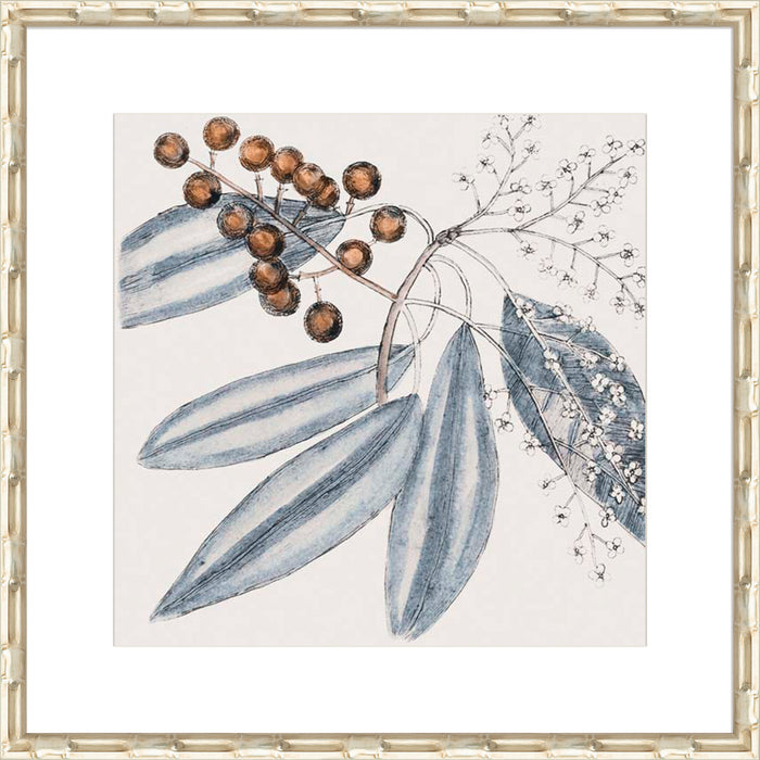 Vintage Blue Botanical IV Wall Art