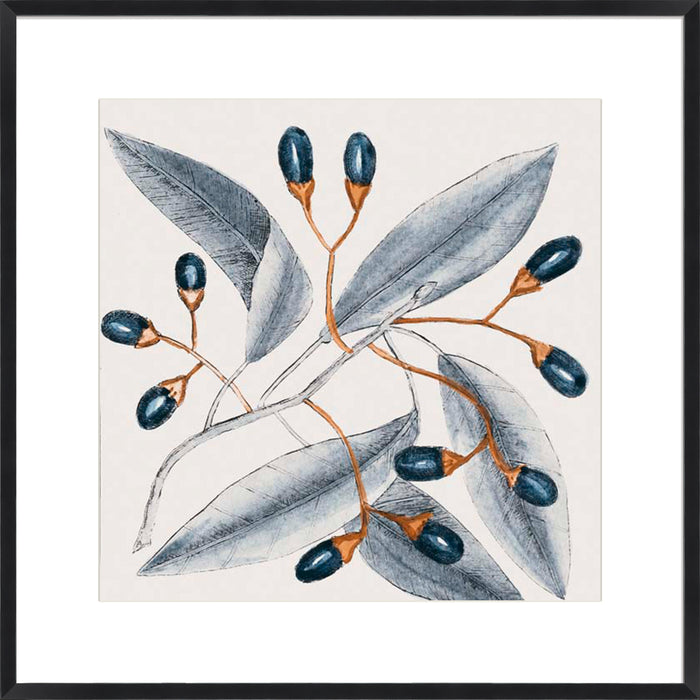 Vintage Blue Botanical I Wall Art