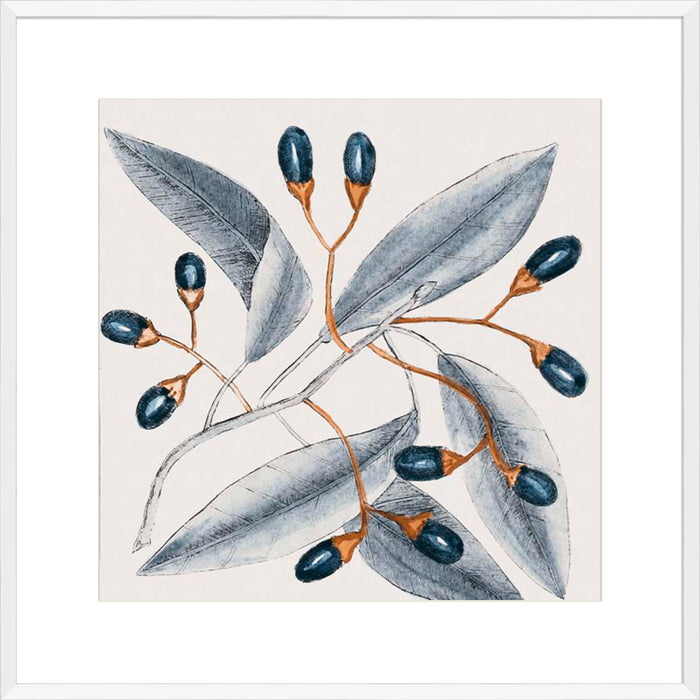 Vintage Blue Botanical I Wall Art