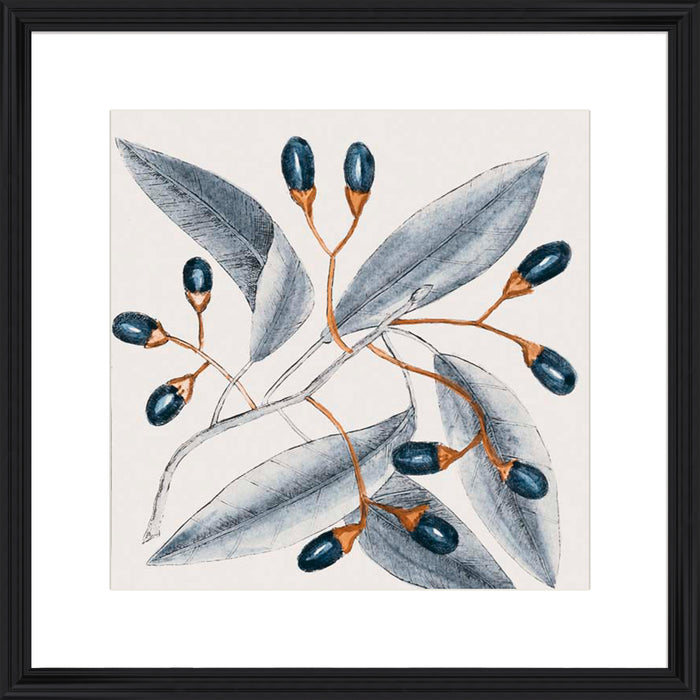 Vintage Blue Botanical I Wall Art