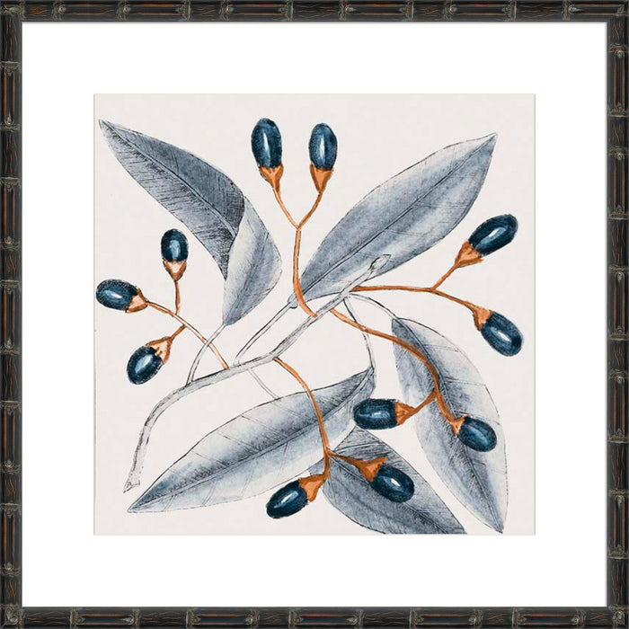 Vintage Blue Botanical I Wall Art