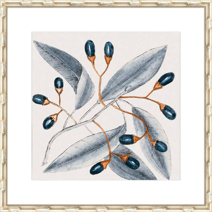 Vintage Blue Botanical I Wall Art