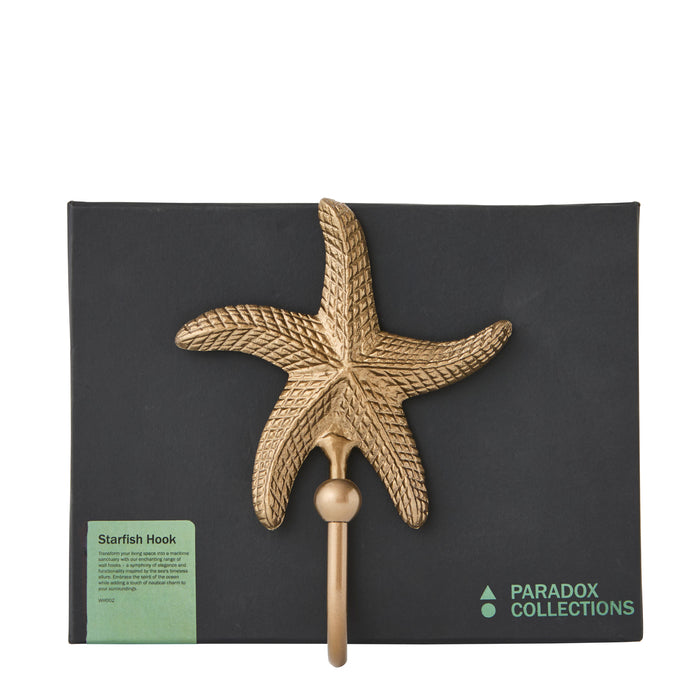 Starfish Hook - Brass