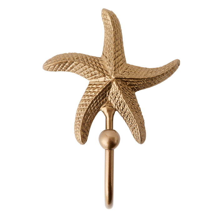 Starfish Hook - Brass
