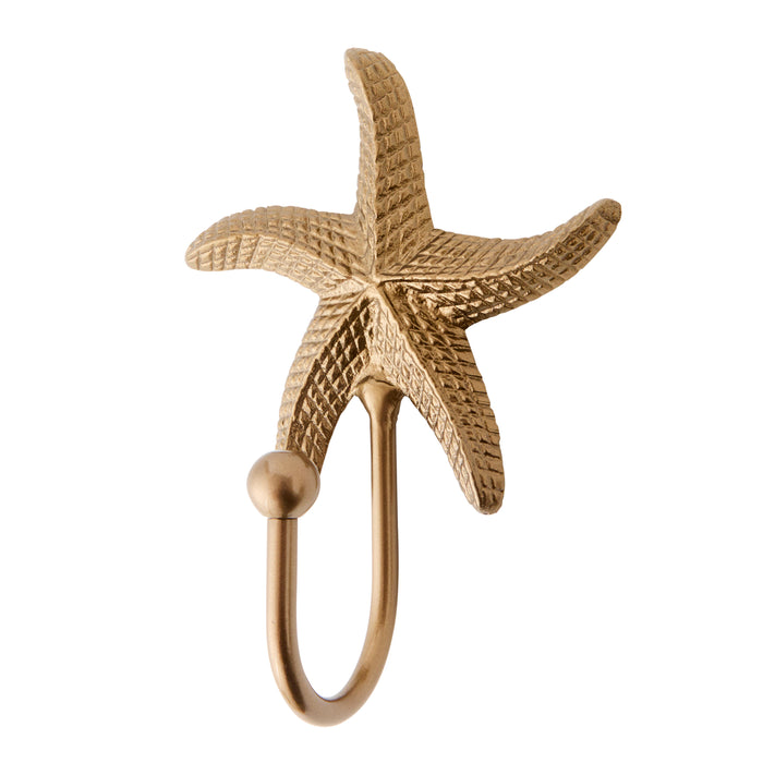 Starfish Hook - Brass