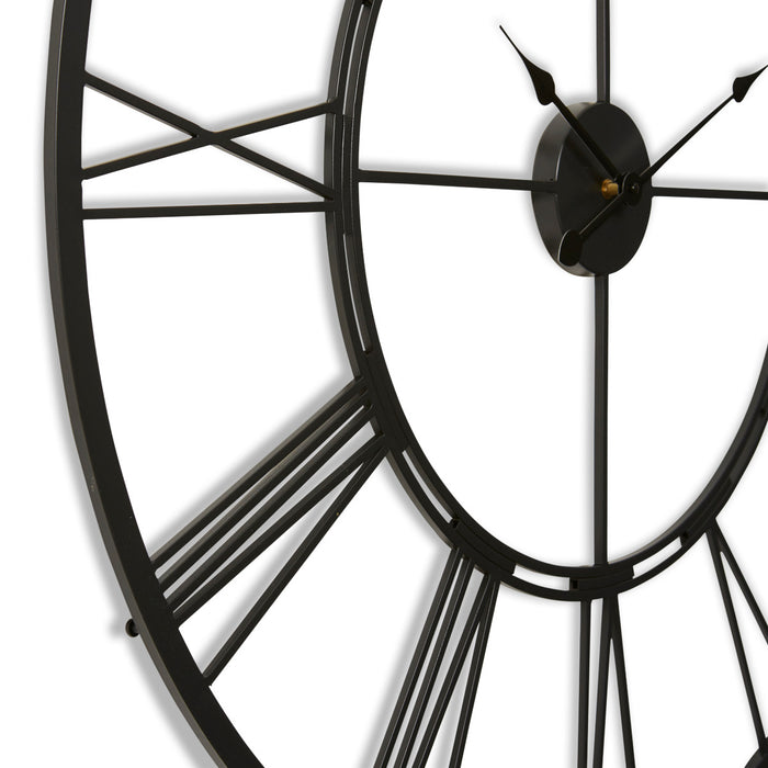 Kingston Wall Clock - Black, 101cm (H)