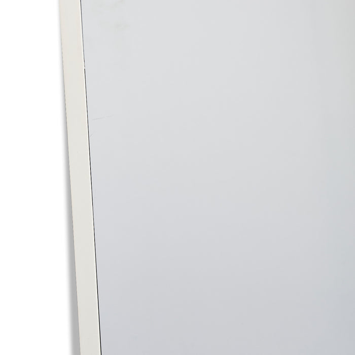 Alexa Floor Mirror - White, 215cm (H)