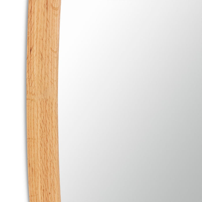 Maha Long Mirror - Natural, 90cm (H)