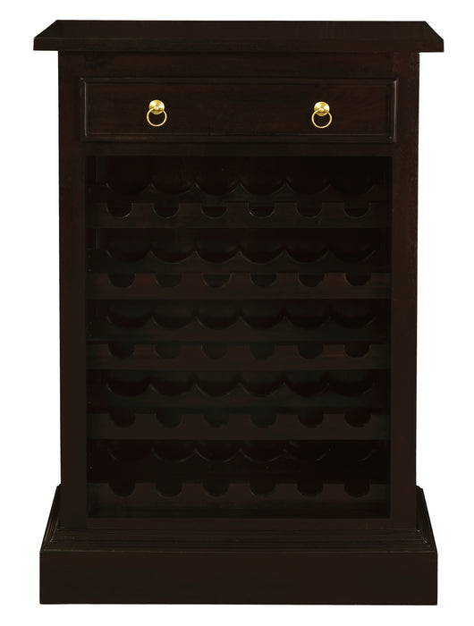 Tasmania 1 Drawer Wine Rack - 30 Wine Bottles (Chocolate)