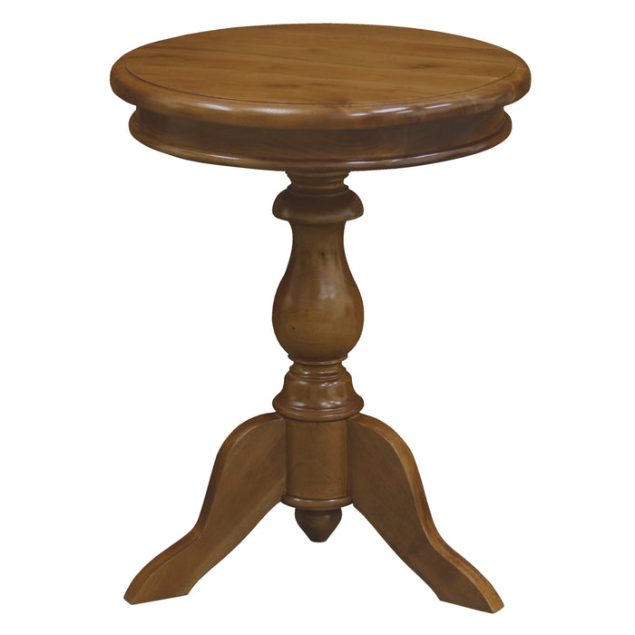 Tasmania Round Wine Table (Light Pecan)