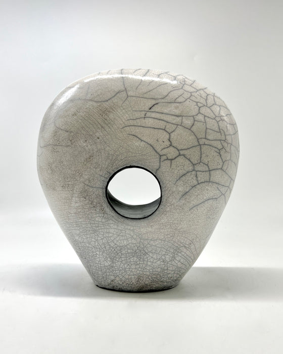 Waves Of Stillness Ceramic Raku Sculpture
