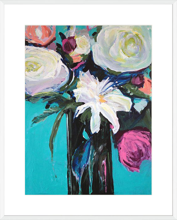 White Lily Wall Art