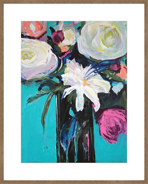 White Lily Wall Art
