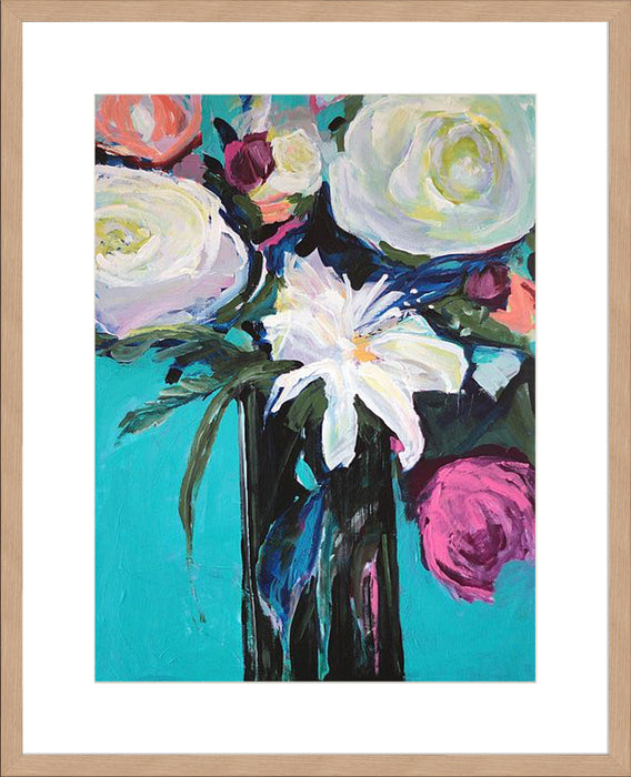 White Lily Wall Art