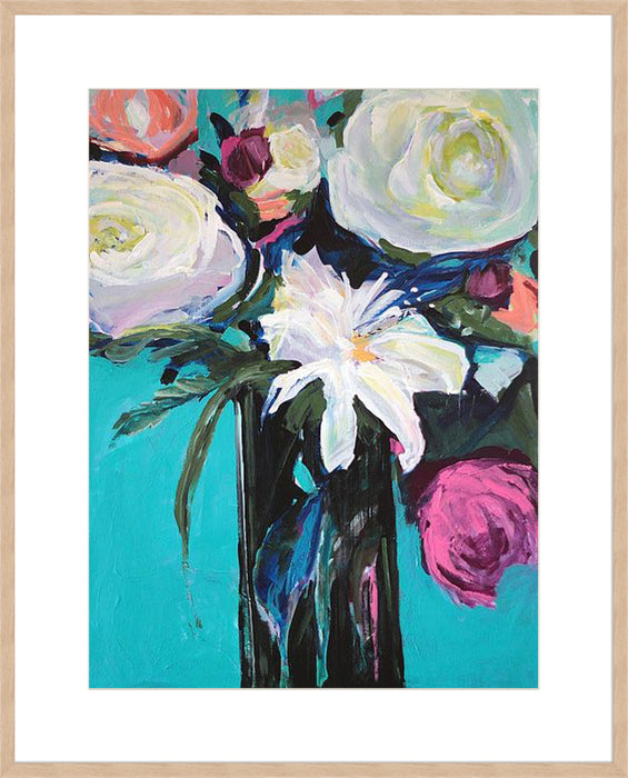 White Lily Wall Art