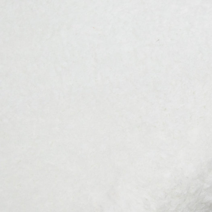 Seymour 65cm Bar Stool - White Synthetic Wool