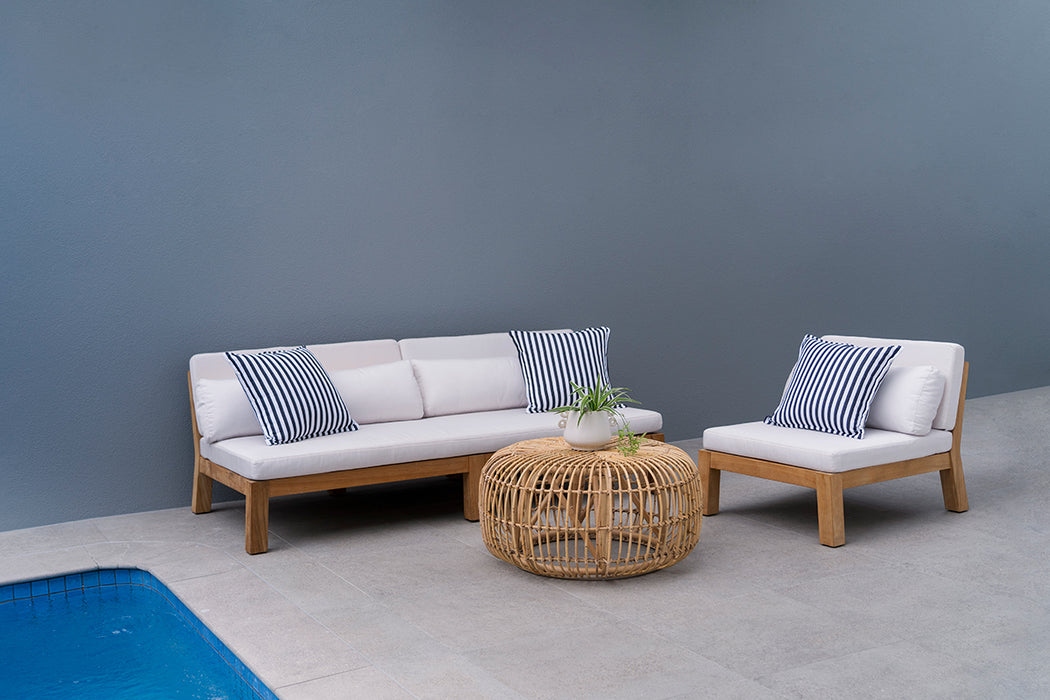 Whitehaven Outdoor Sofa - 3 Seater - Natural