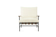 Winston Armchair - Cloud - Linen Black
