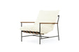 Winston Armchair - Cloud - Linen Black