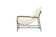 Winston Armchair - Cloud - Linen Black