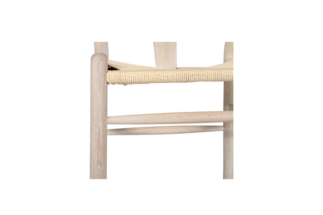 Wishbone Counter Stool - Coastal Oak Light Cord
