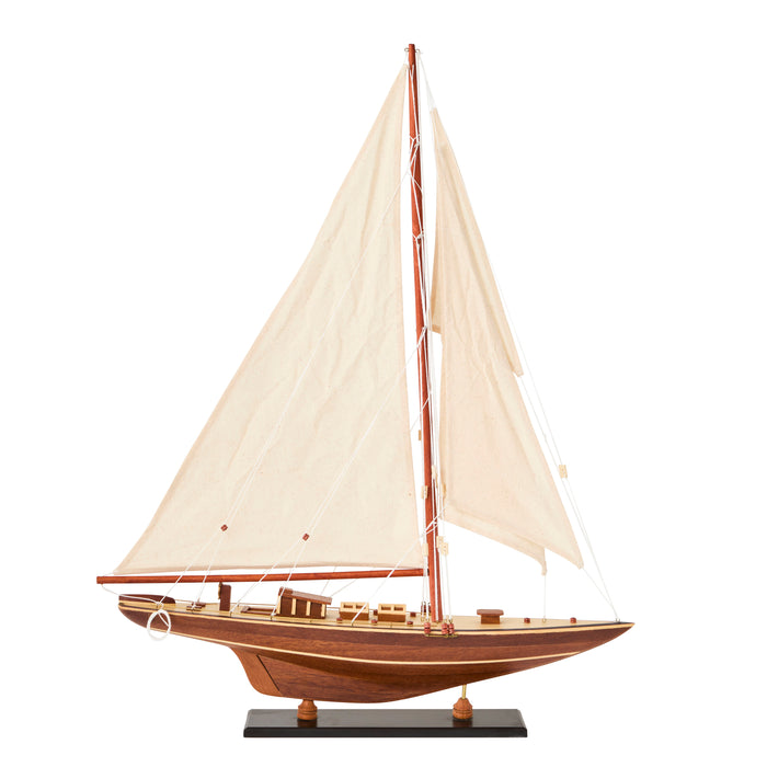 Shamrock Yacht, 50cm - Wood