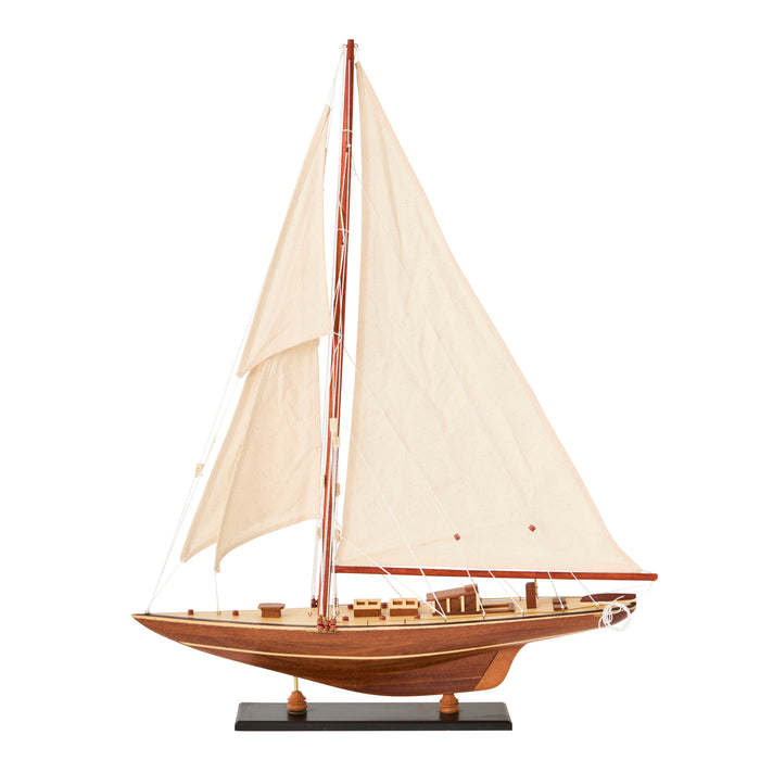 Shamrock Yacht, 50cm - Wood