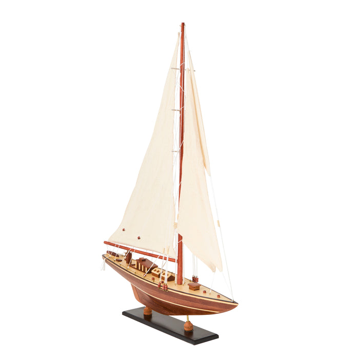 Shamrock Yacht, 50cm - Wood