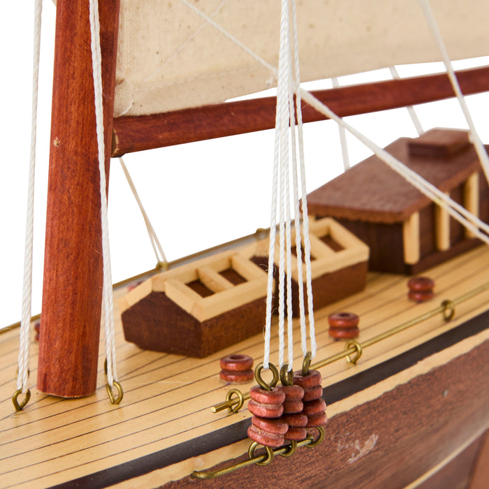 Shamrock Yacht, 50cm - Wood