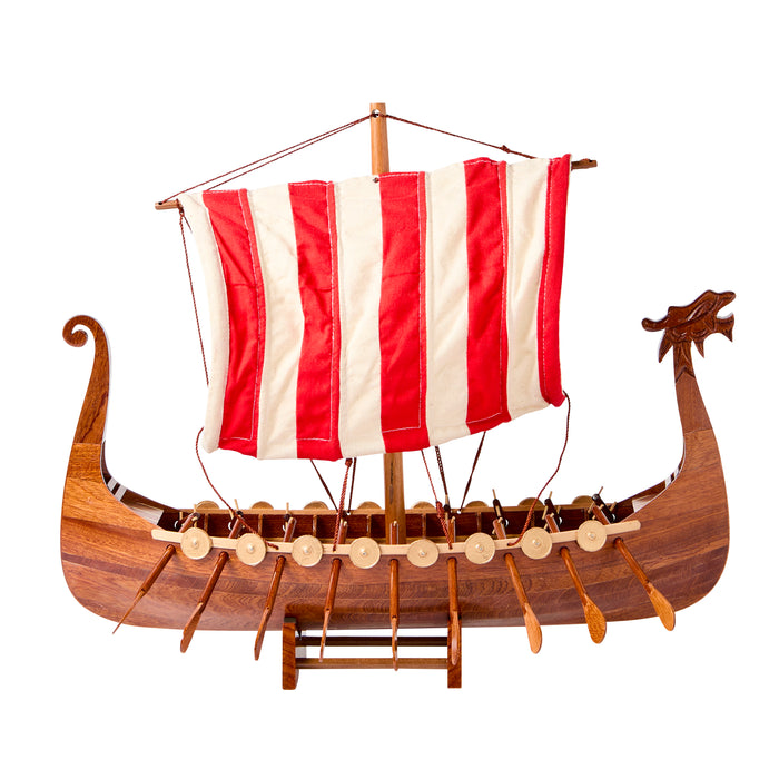 Drakkar Viking Longship, 40cm - Wood