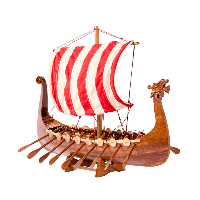 Drakkar Viking Longship, 40cm - Wood