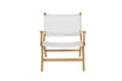Zen Accent Arm Chair - White (Close Weave) - White Close Weave With Arms