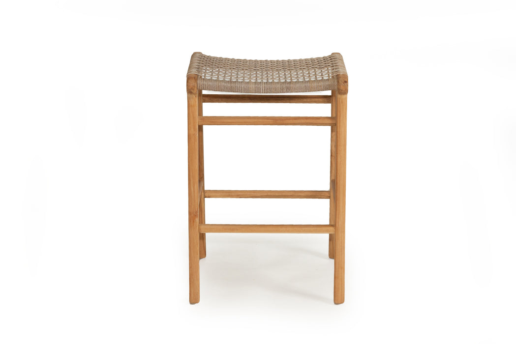 Fuji Backless Counter Stool - Washed Grey