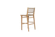 Zen Bar Stool - Washed Grey - Grey 76cm