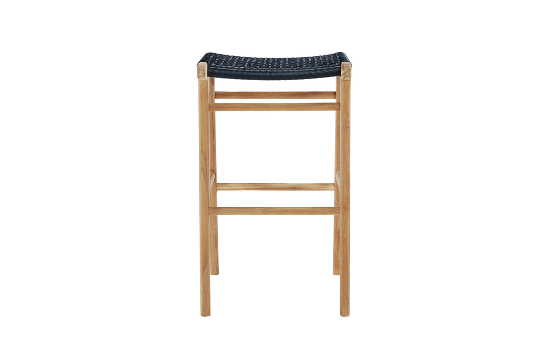 Fuji Backless Bar Stool - Black