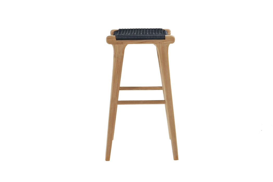 Fuji Backless Bar Stool - Black