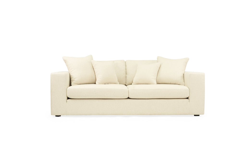 Ziggie 3 Seater Sofa - Linen Blend - Sof Zig Linb 3S