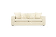 Ziggie 3 Seater Sofa - Linen Blend - Sof Zig Linb 3S