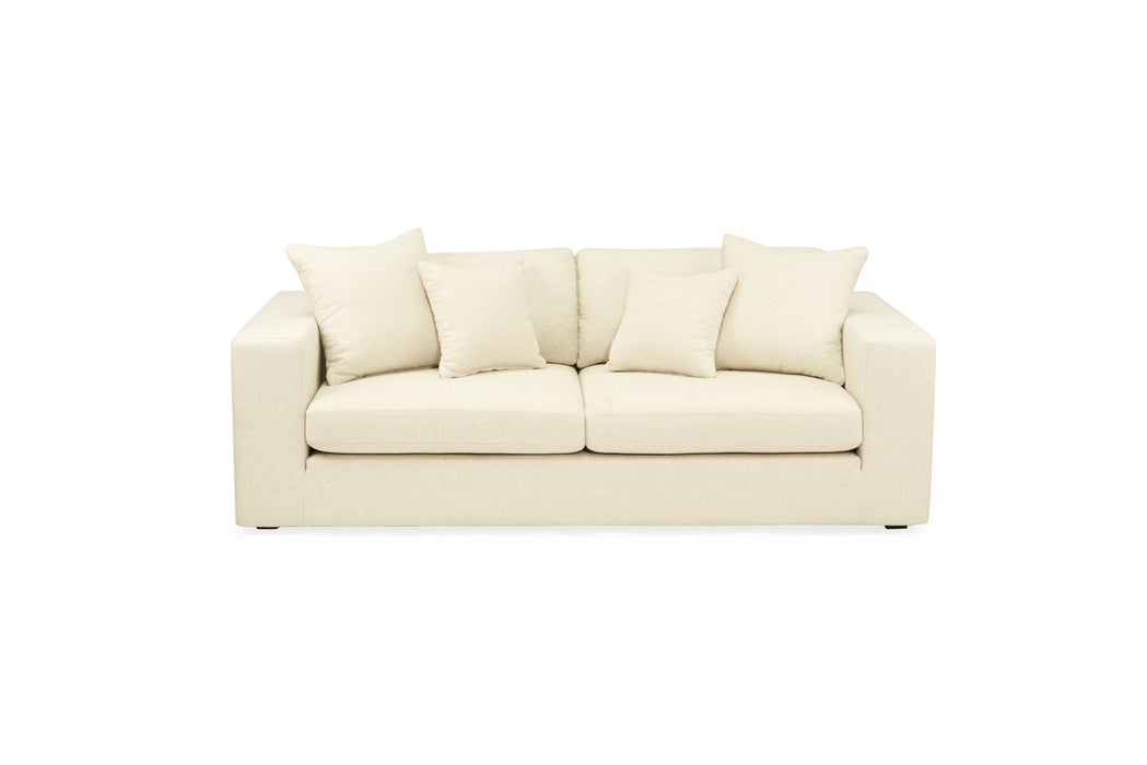 Ziggie 3 Seater Sofa - Linen Blend - Sof Zig Linb 3S