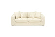 Ziggie 3 Seater Sofa - Linen Blend - Sof Zig Linb 3S