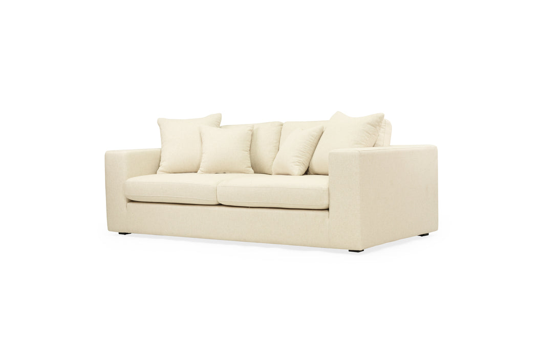 Ziggie 3 Seater Sofa - Linen Blend - Sof Zig Linb 3S