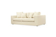 Ziggie 3 Seater Sofa - Linen Blend - Sof Zig Linb 3S