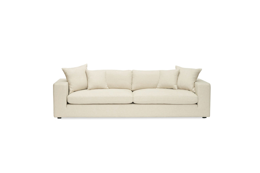 Ziggie 4 Seater Sofa - Linen Blend - Sof Zig Linb 4S