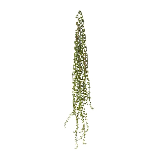String of Pearls Pack Of 12 - Green, 85cm (H)