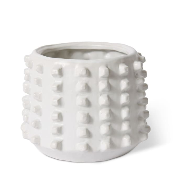 Juniper Pot - White, 19cm (H)