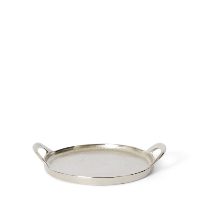 Dixson Round Tray Small - Nickel