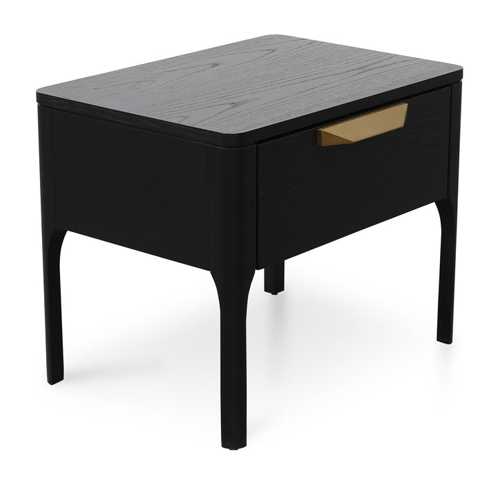 CST2809-CN Bedside Table - Black Veneer