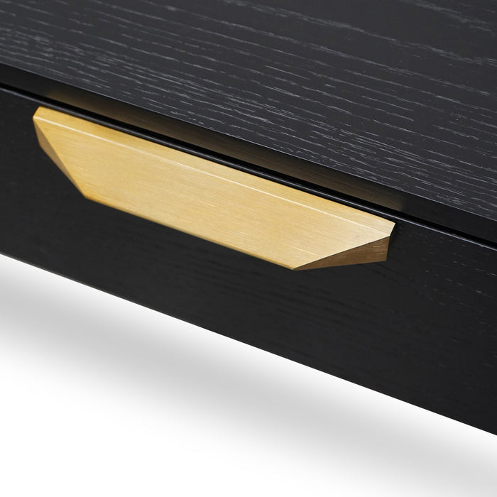 CST2809-CN Bedside Table - Black Veneer