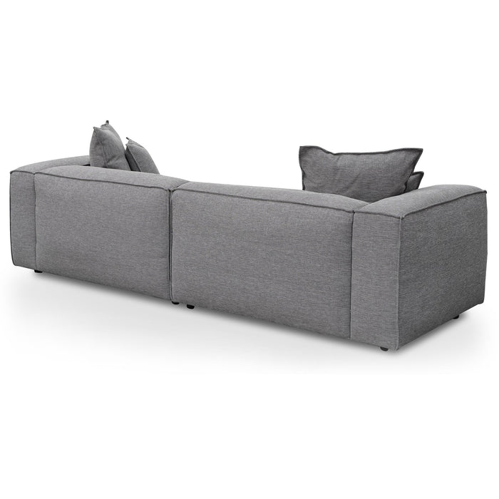 CLC2734-KSO 4 Seater Sofa with Cushion and Pillow - Graphite Grey